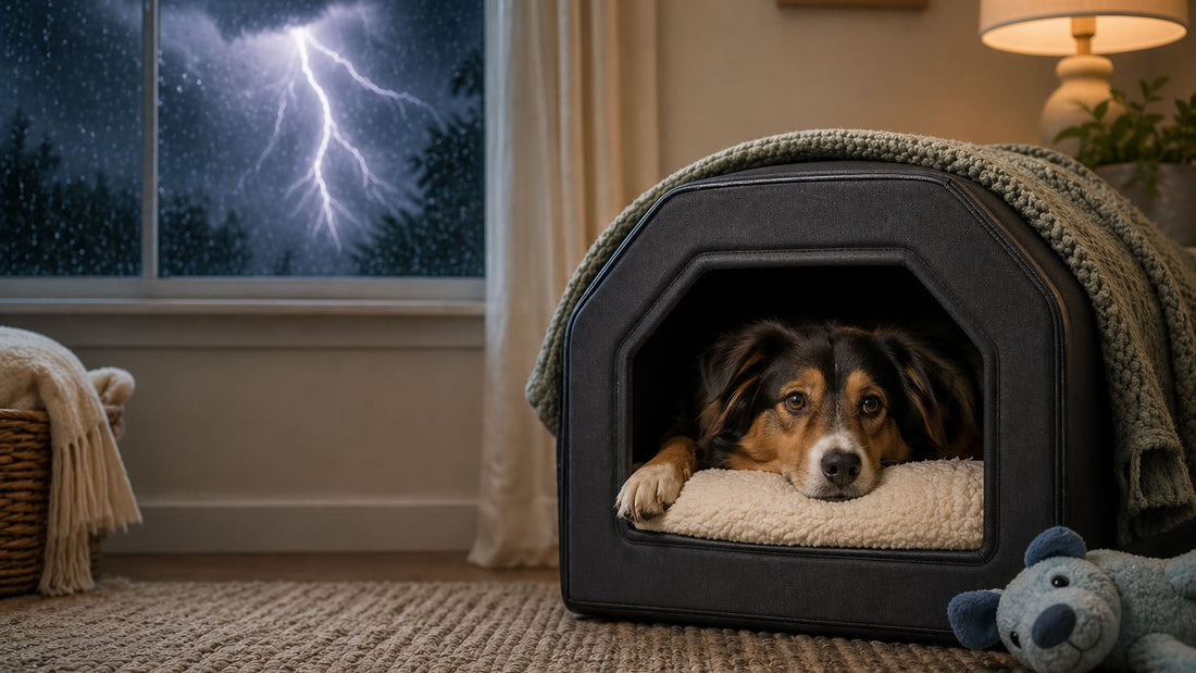 Storm Season Prep: Easing Thunder Anxiety with Safe Retreats