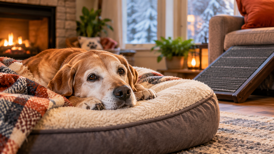 Senior Dog Home Care: Ramps, Beds & Cold-Weather Safety