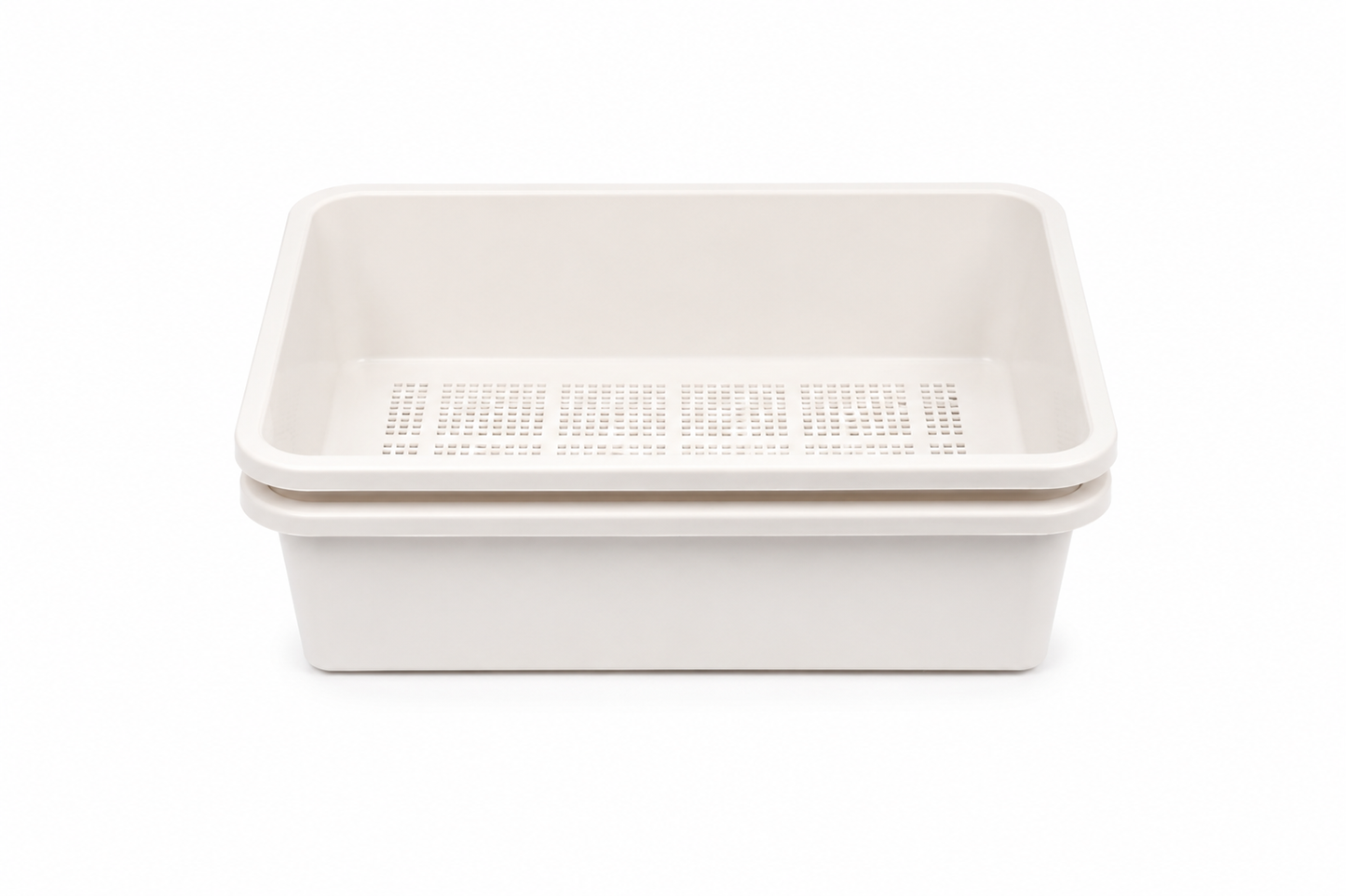 Dr. Pol™ 2-Piece Pine Pellet Sifting Litter Box with Scoop