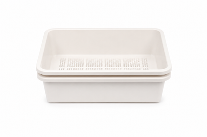 Dr. Pol™ 2-Piece Pine Pellet Sifting Litter Box with Scoop