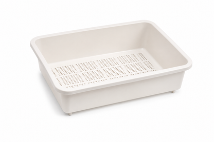 Dr. Pol™ 2-Piece Pine Pellet Sifting Litter Box with Scoop