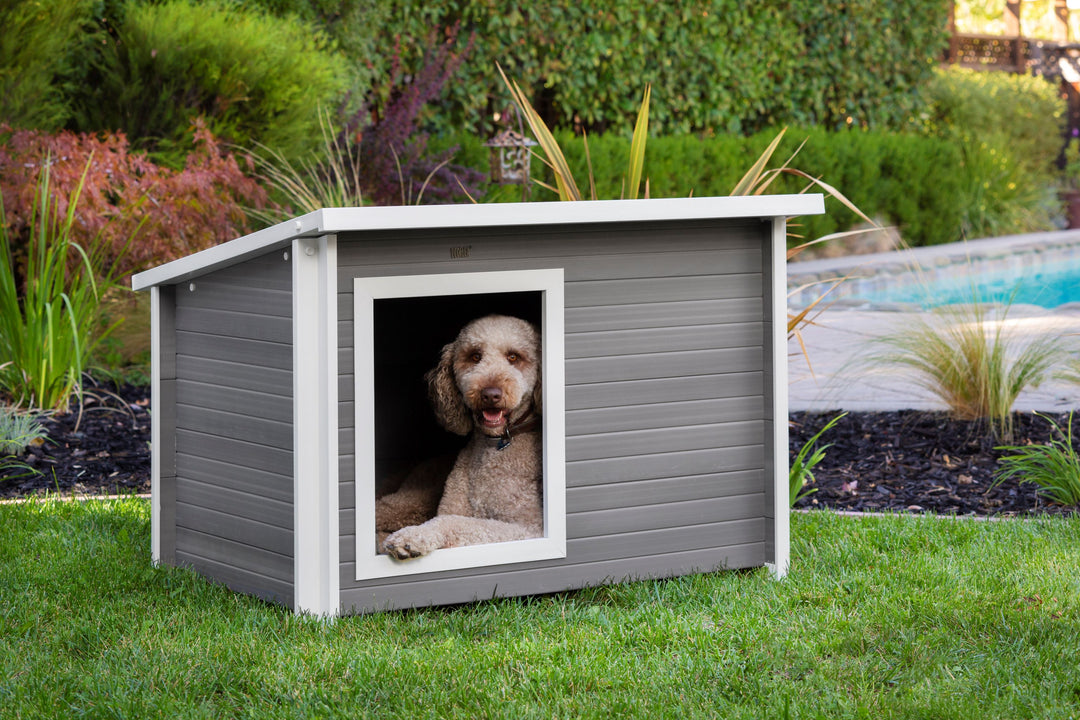 Rustic Lodge Dog House  NewAgePet