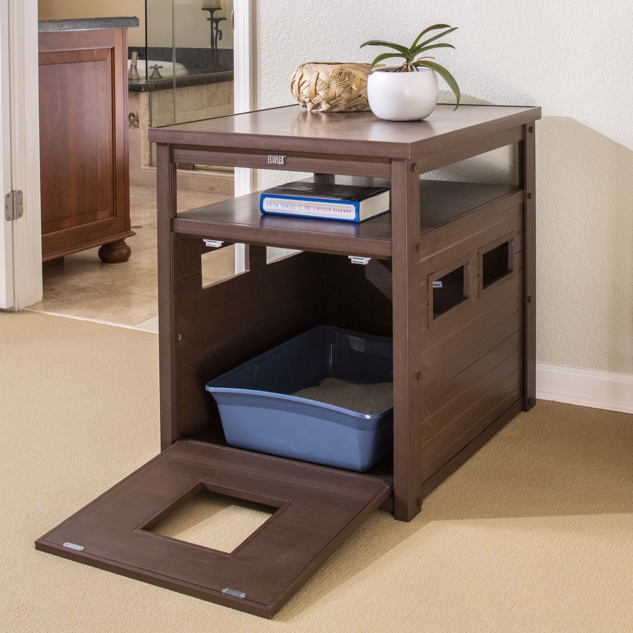 Pet NewAge 猫用トイレ収納家具 126d15fe-3f02-4af7-945a- Jumb LitterLoo トイレ用品