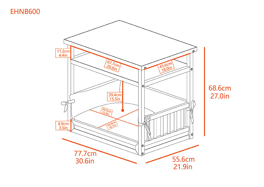 Nightstand Pet Bed
