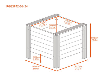 ECOFLEX® Rectangular Planter – NewAgePet